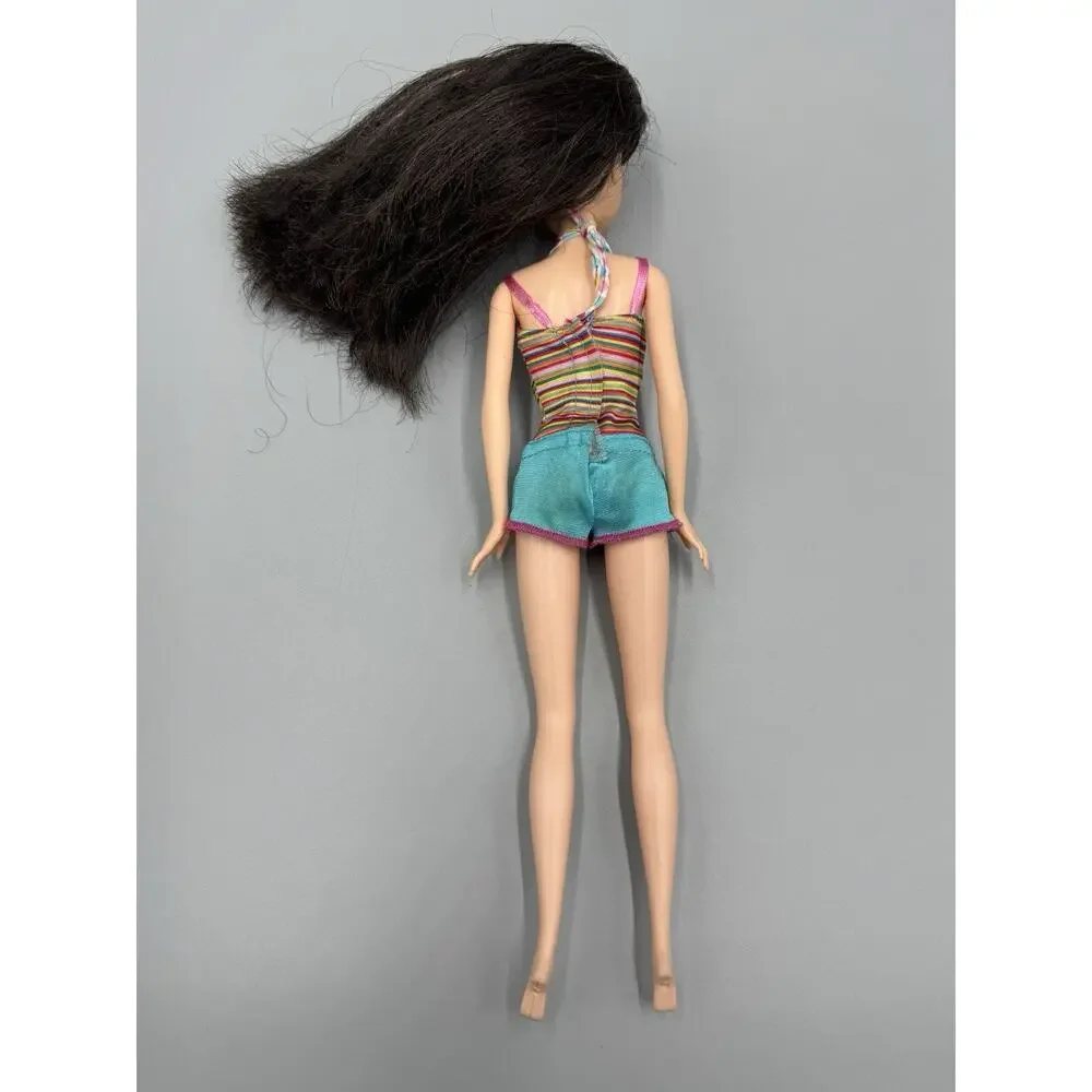Mattel My Scene Barbie Doll NOLEE Black Hair Purple Eyes‎